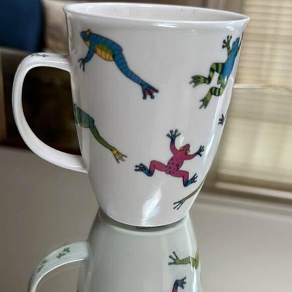 Dunoon Retro Mug Frog Footprints - Picture 5 of 6